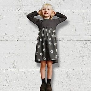 Zara Floral Print Long Sleeve Dress